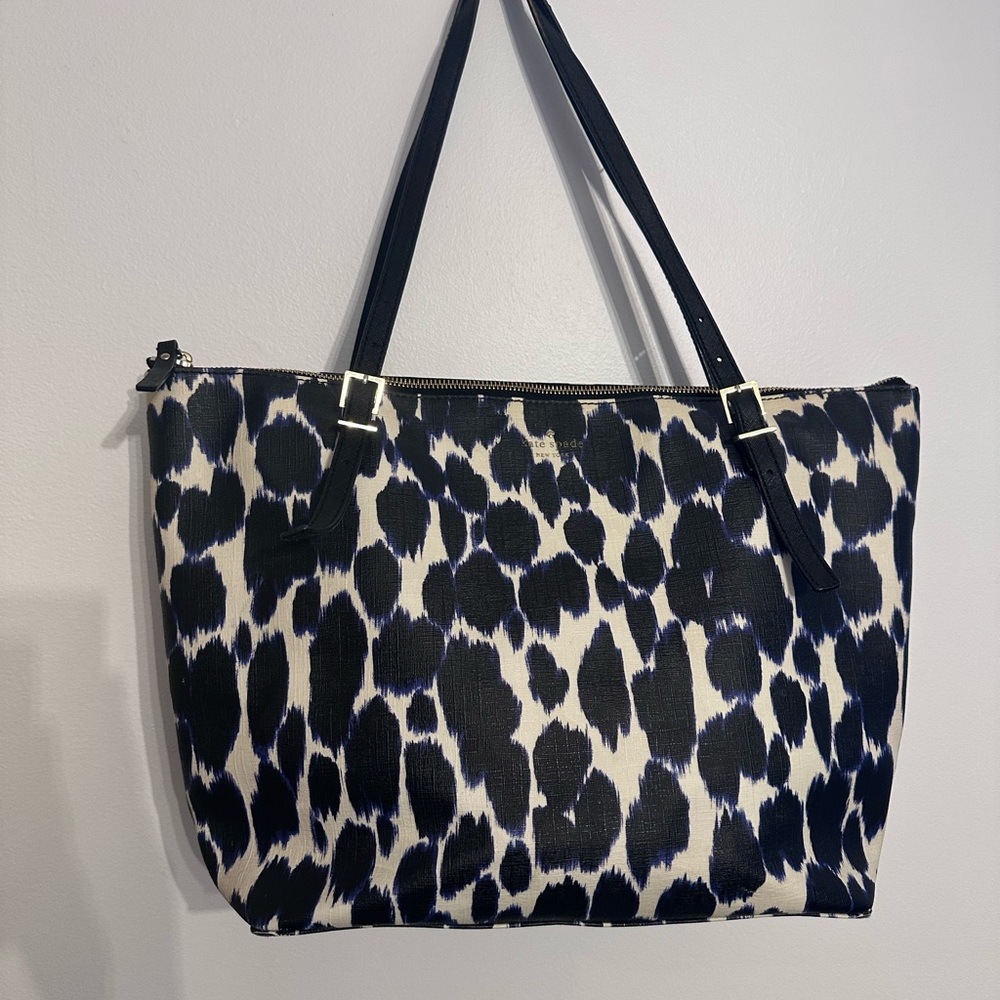 Kate Spade Black and Blue Tote